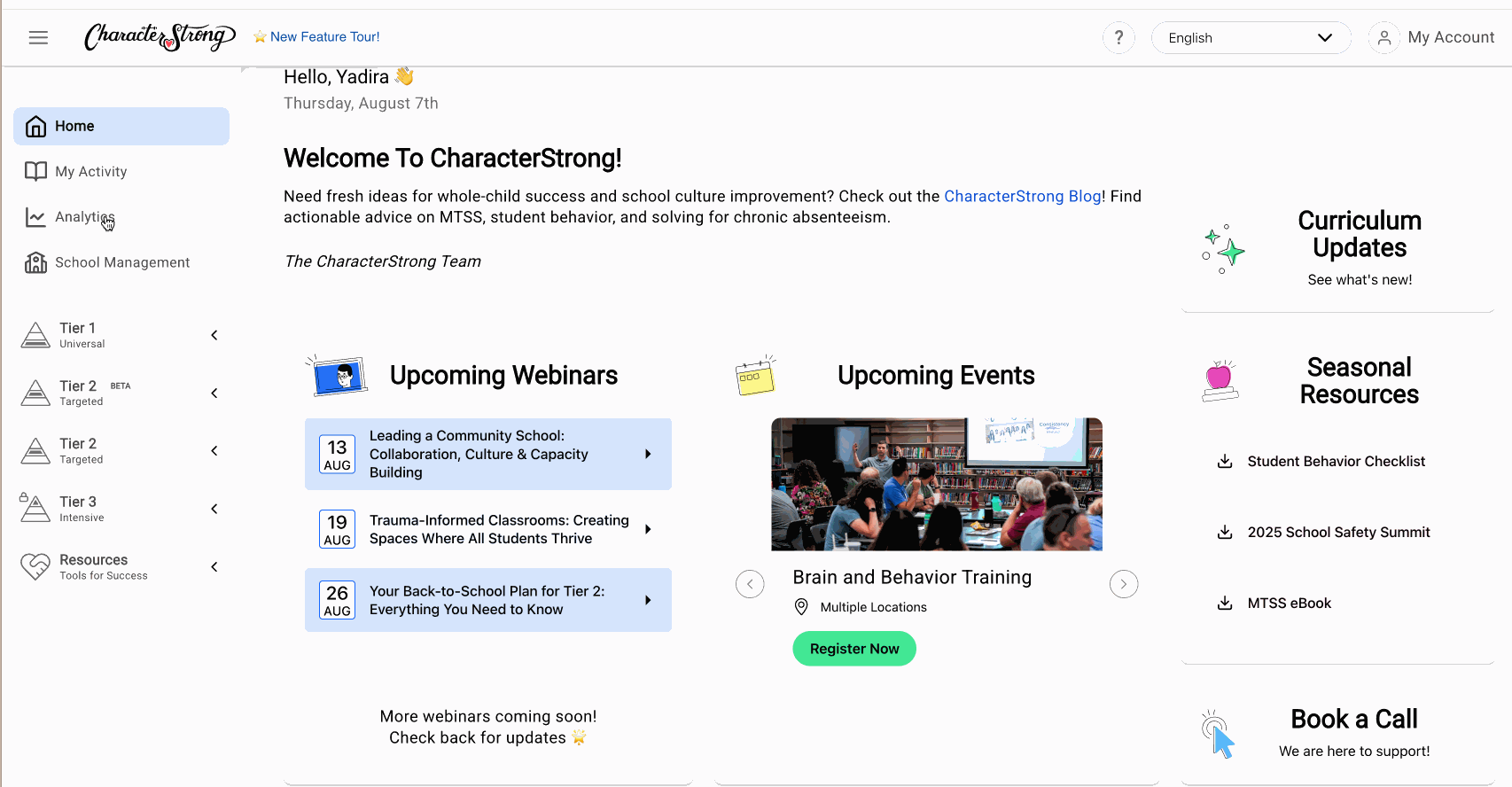 How to navigate to time spent v2.0